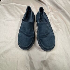 CROCS Men's Black Slip-On Loafers